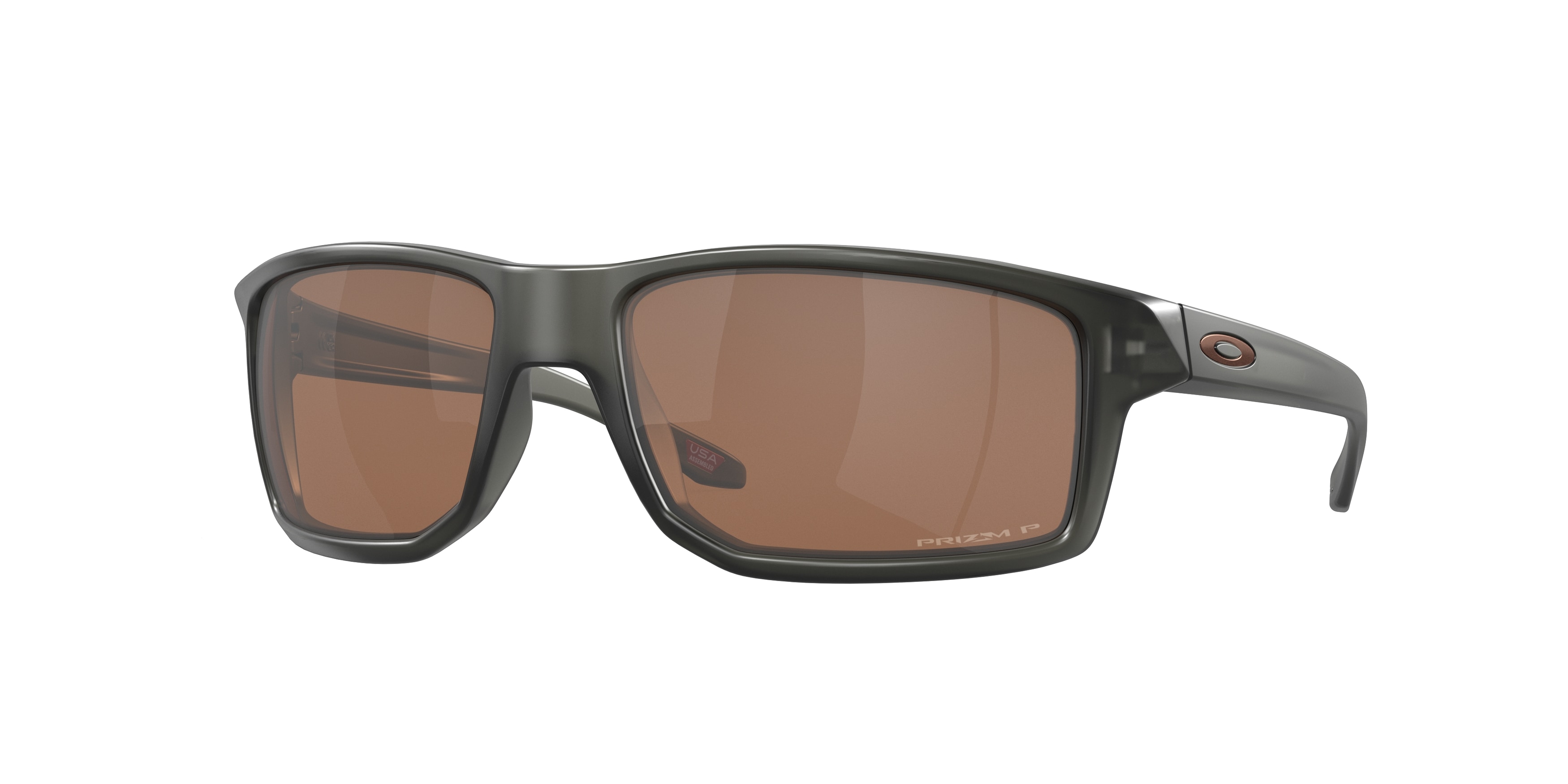 Oakley Herren OO9449 Gibston 944924 Sonnenbrillen O_Matter Grau Braun Quadratisch Polarisiert Prizm-image
